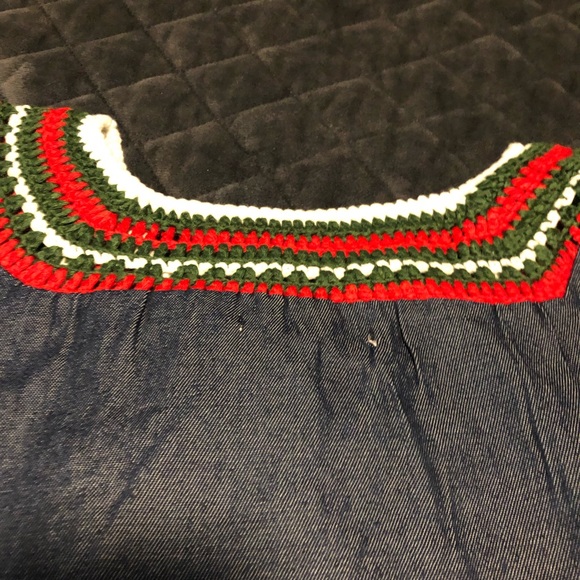 Host Picks🎊🎊Women’s midi dress Denim embroidered - Picture 5 of 12